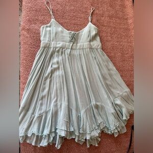 Free people Intimately dress; size small; light blue/aqua